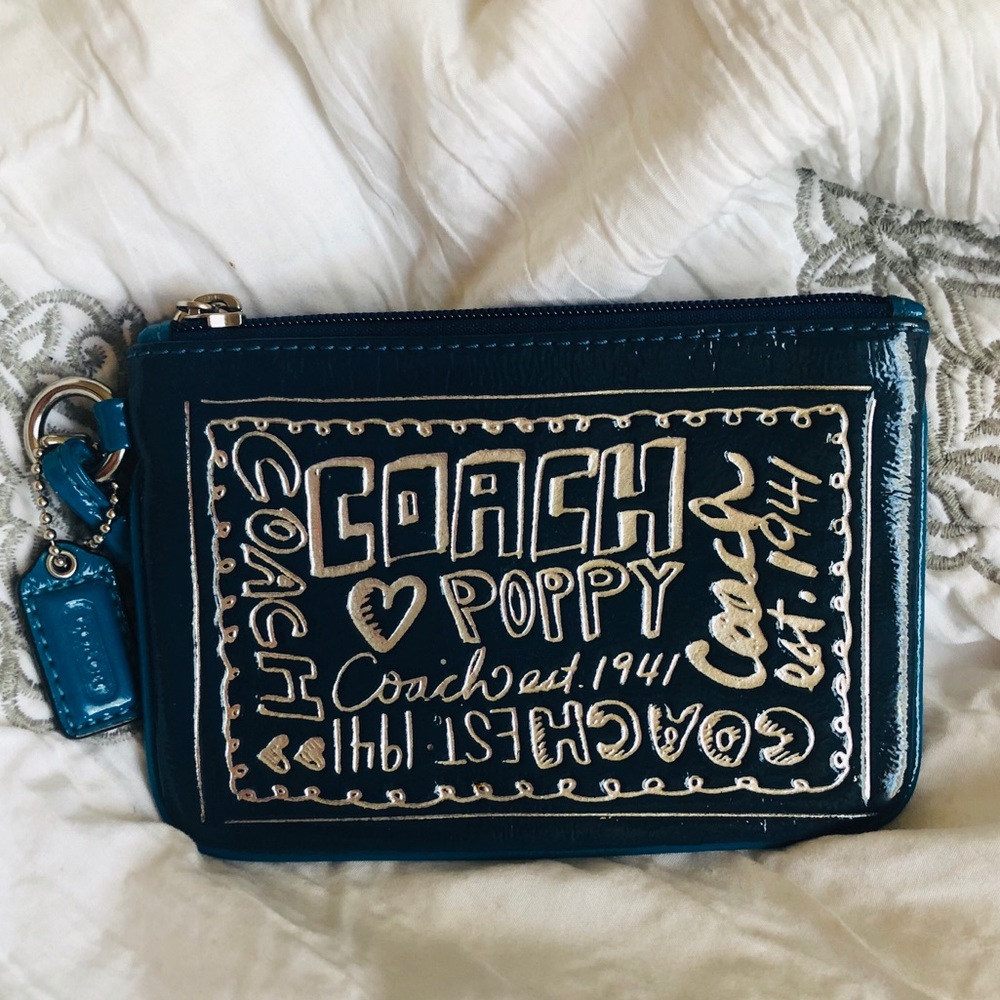 Coach Poppy wristlet wallet